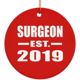Surgeon Established EST. 2019 - Circle Ornament