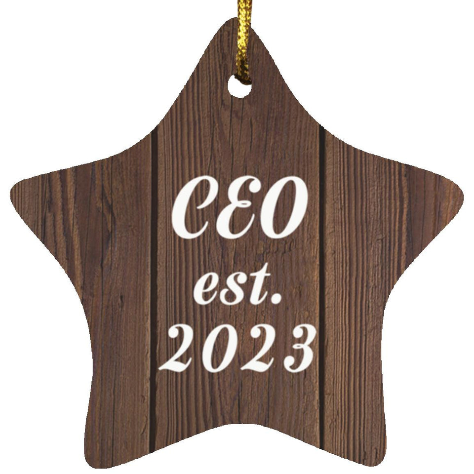 CEO Established Est. 2023 - Star Ornament D