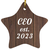 CEO Established Est. 2023 - Star Ornament D