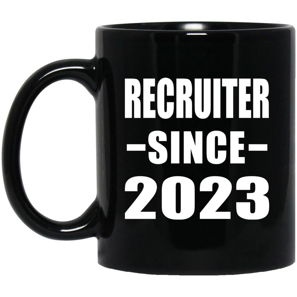 Recruiter Since 2023 - 11oz Coffee Mug Black