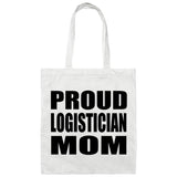 Proud Logistician Mom - Tote Bag White