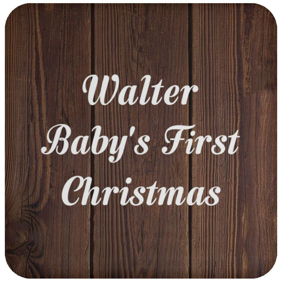 Walter Baby's First Christmas - Drink Coaster D