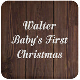Walter Baby's First Christmas - Drink Coaster D