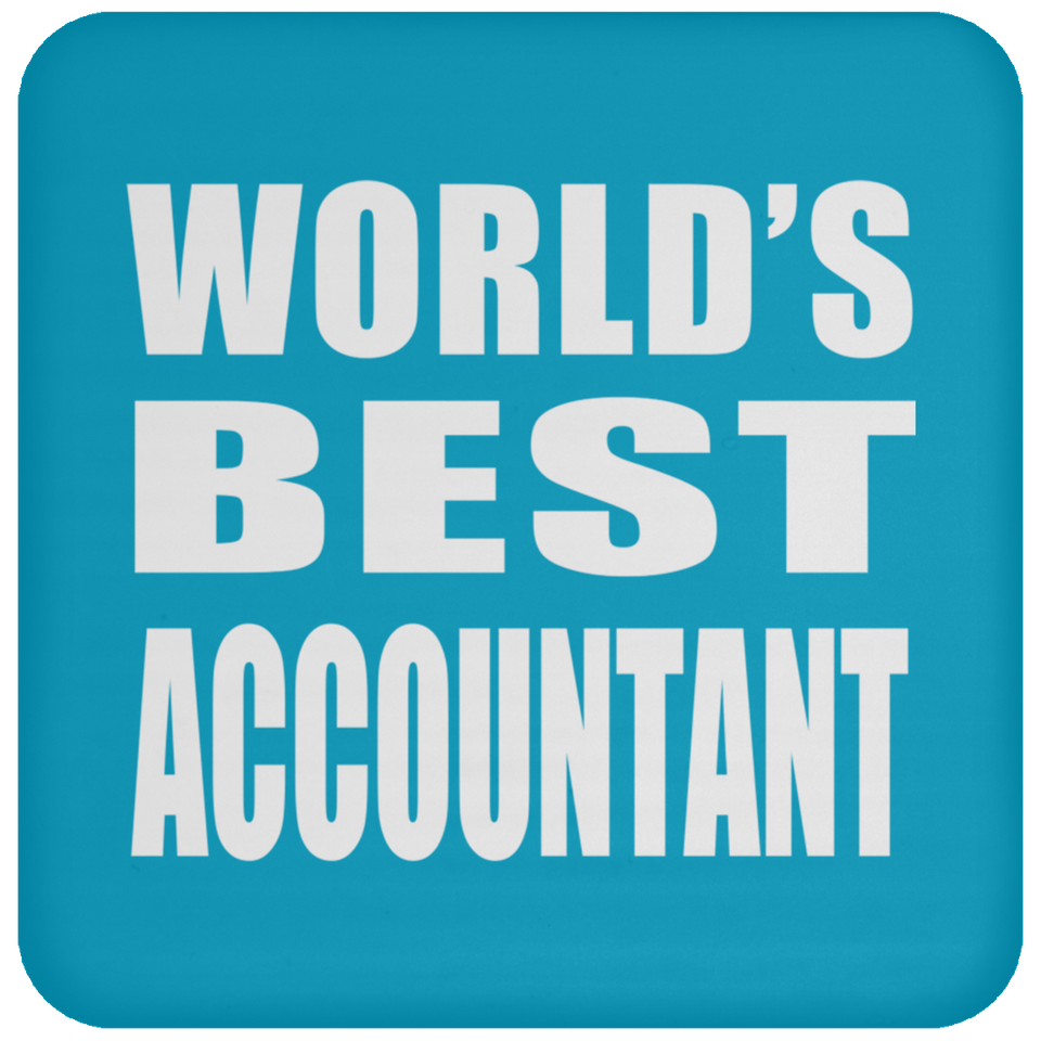 World's Best Accountant - Drink Coaster