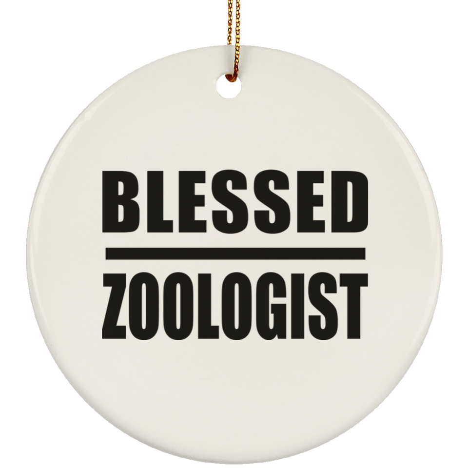 Blessed Zoologist - Circle Ornament