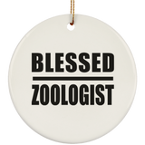 Blessed Zoologist - Circle Ornament
