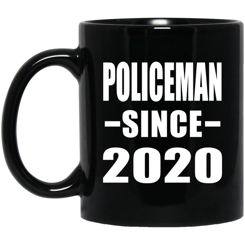 Policeman Since 2020 - 11oz Coffee Mug Black