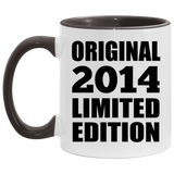 10th Birthday Original 2014 Limited Edition - 11oz Accent Mug Black