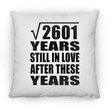51st Anniversary Square Root of 2601 Years Still In Love - Throw Pillow