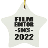 Film Editor Since 2022 - Star Ornament