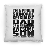 Proud Skincare Specialist Dad Of Awesome Son - Throw Pillow