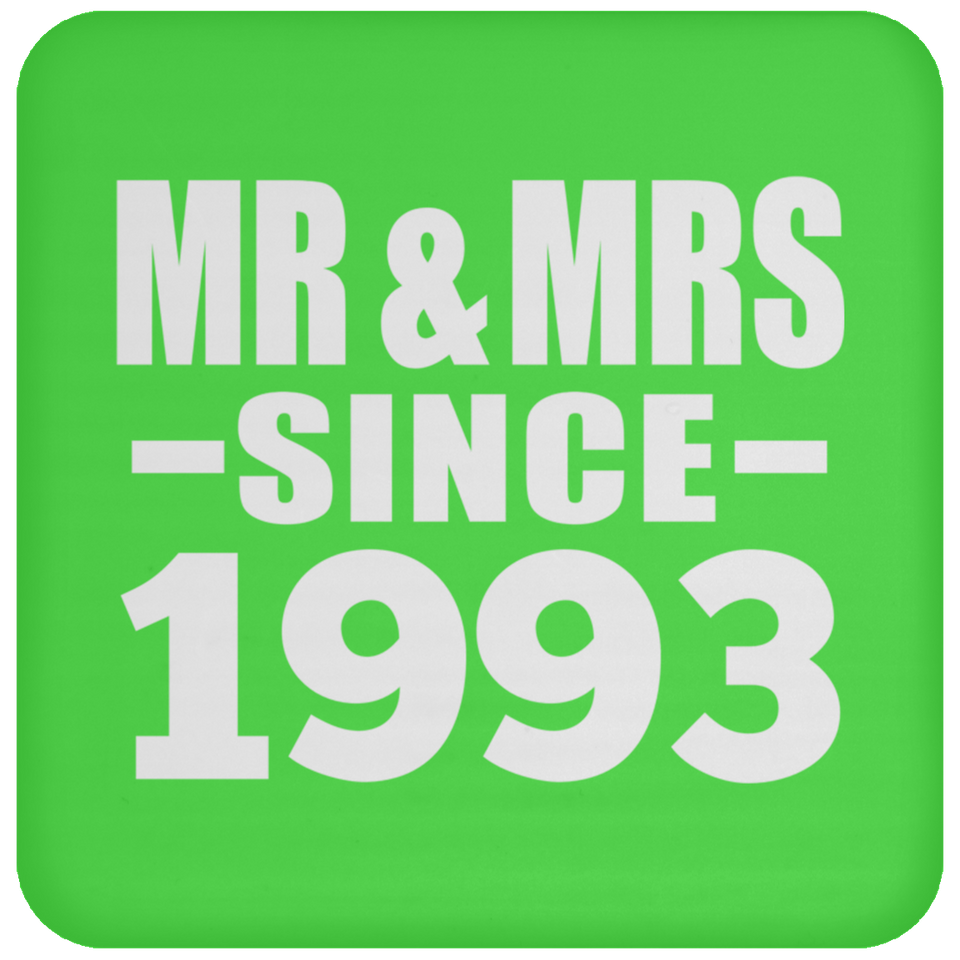 31st Anniversary Mr & Mrs Since 1993 - Drink Coaster