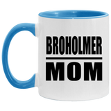 Broholmer Mom - 11oz Accent Mug Blue