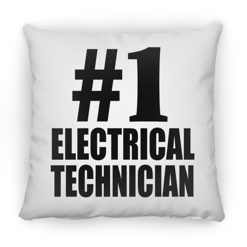 Number One #1 Electrical Technician - Throw Pillow