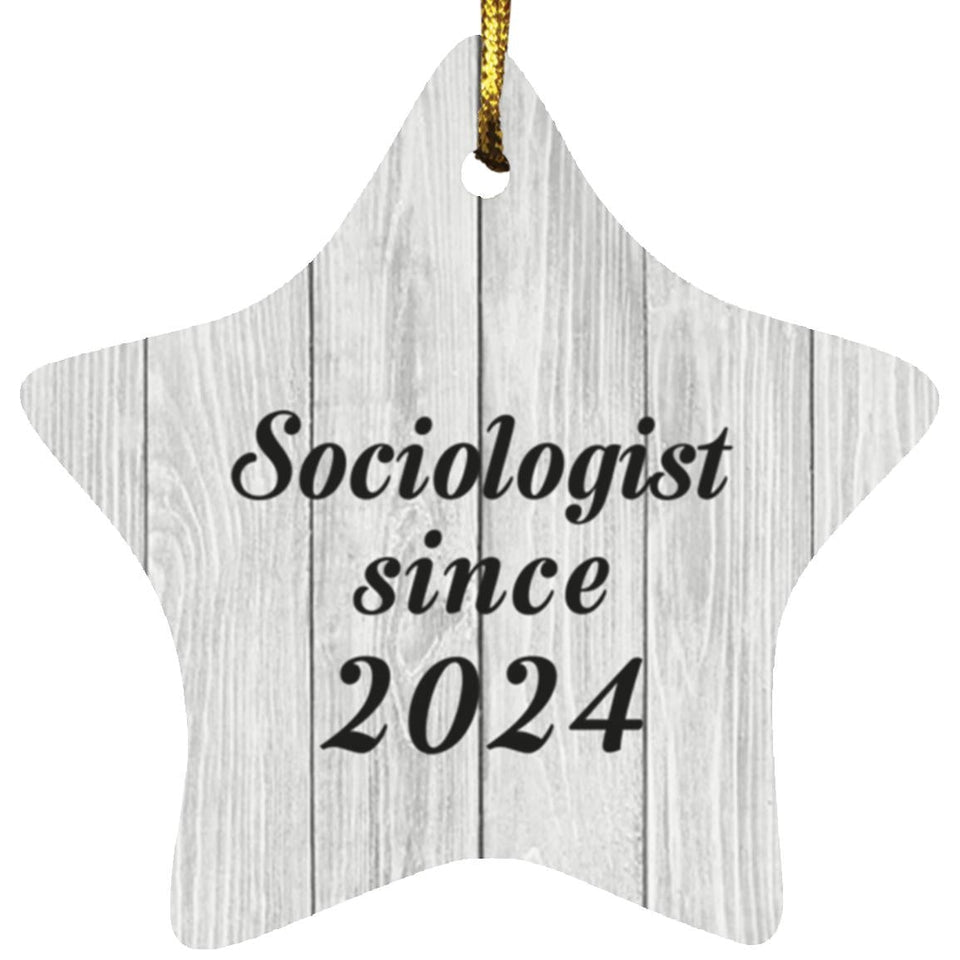 Sociologist Since 2024 - Star Ornament F