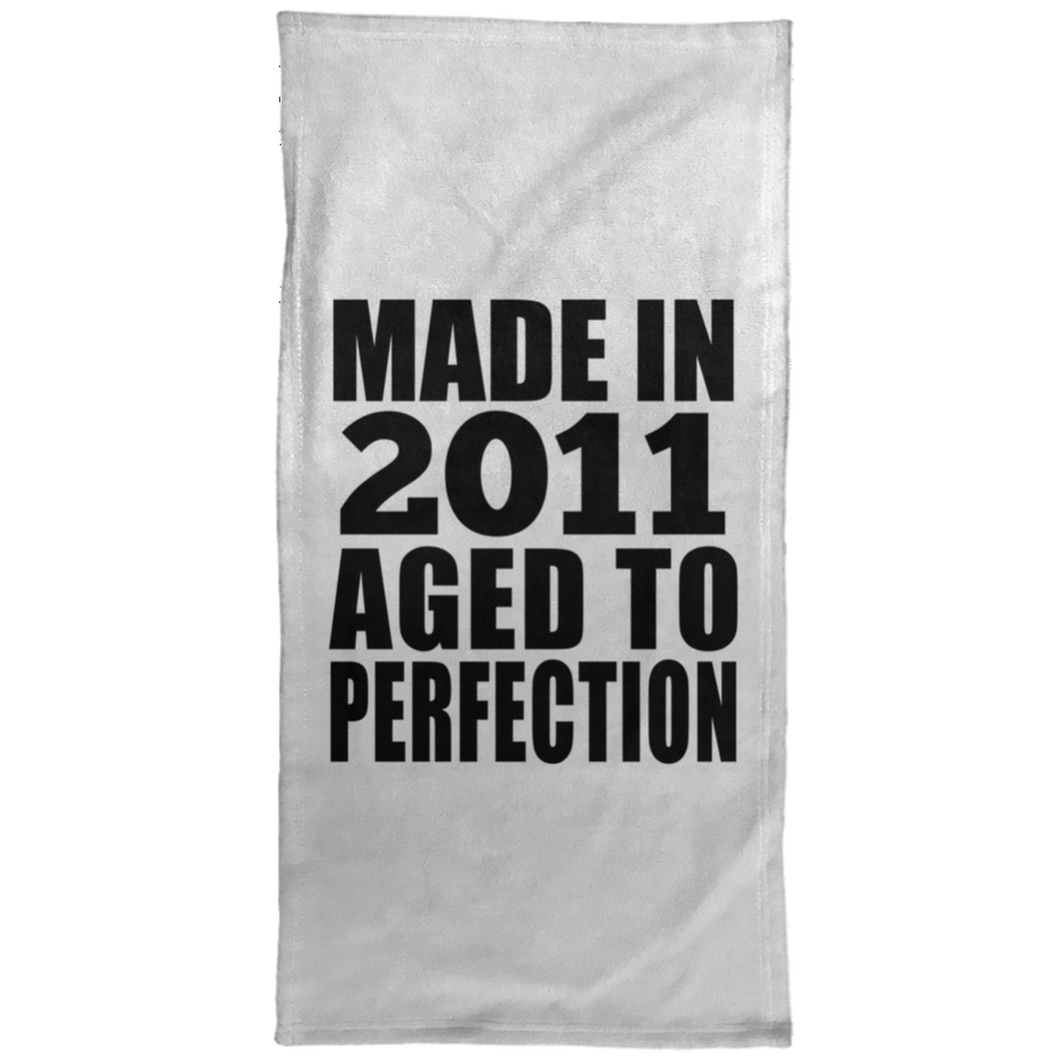 13th Birthday Made In 2011 Aged to Perfection - Hand Towel