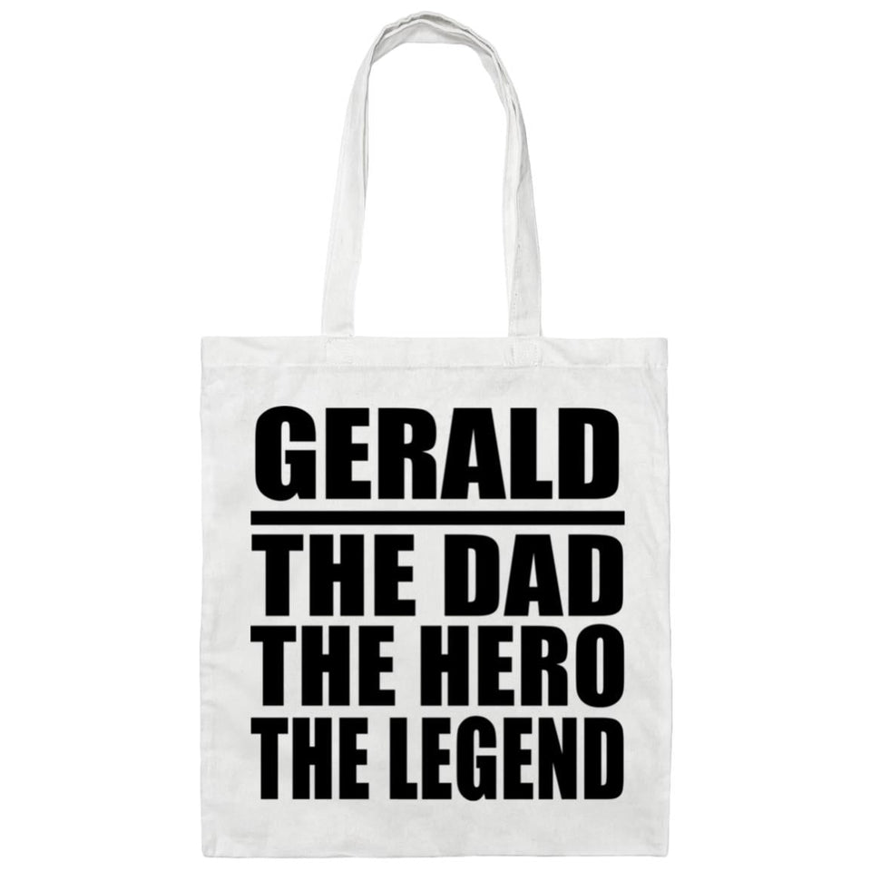 Gerald The Dad The Hero The Legend - Tote Bag White