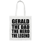 Gerald The Dad The Hero The Legend - Tote Bag White