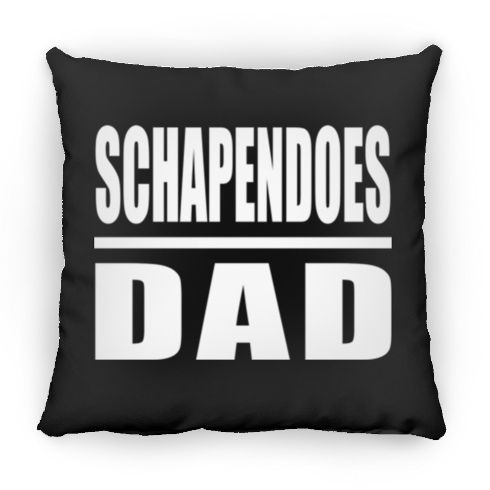 Schapendoes Dad - Throw Pillow Black