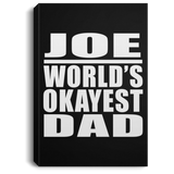 Joe World's Okayest Dad - Canvas Portrait