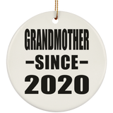 Grandmother Since 2020 - Circle Ornament