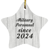 Military Personnel Since 2024 - Star Ornament F
