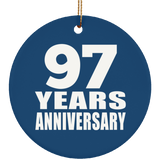 97th Anniversary 97 Years Anniversary - Circle Ornament