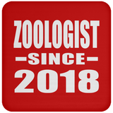 Zoologist Since 2018 - Drink Coaster