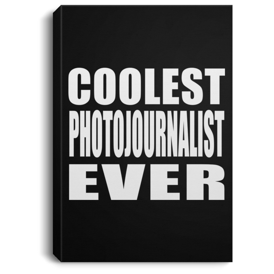 Coolest Photojournalist Ever - Canvas Portrait