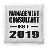 Management Consultant Established EST. 2019 - Throw Pillow