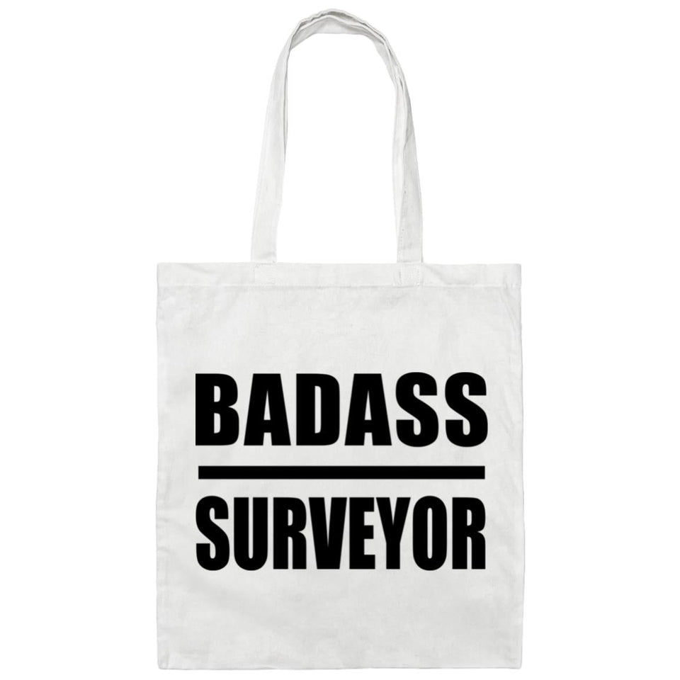 Badass Surveyor - Tote Bag White