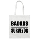 Badass Surveyor - Tote Bag White