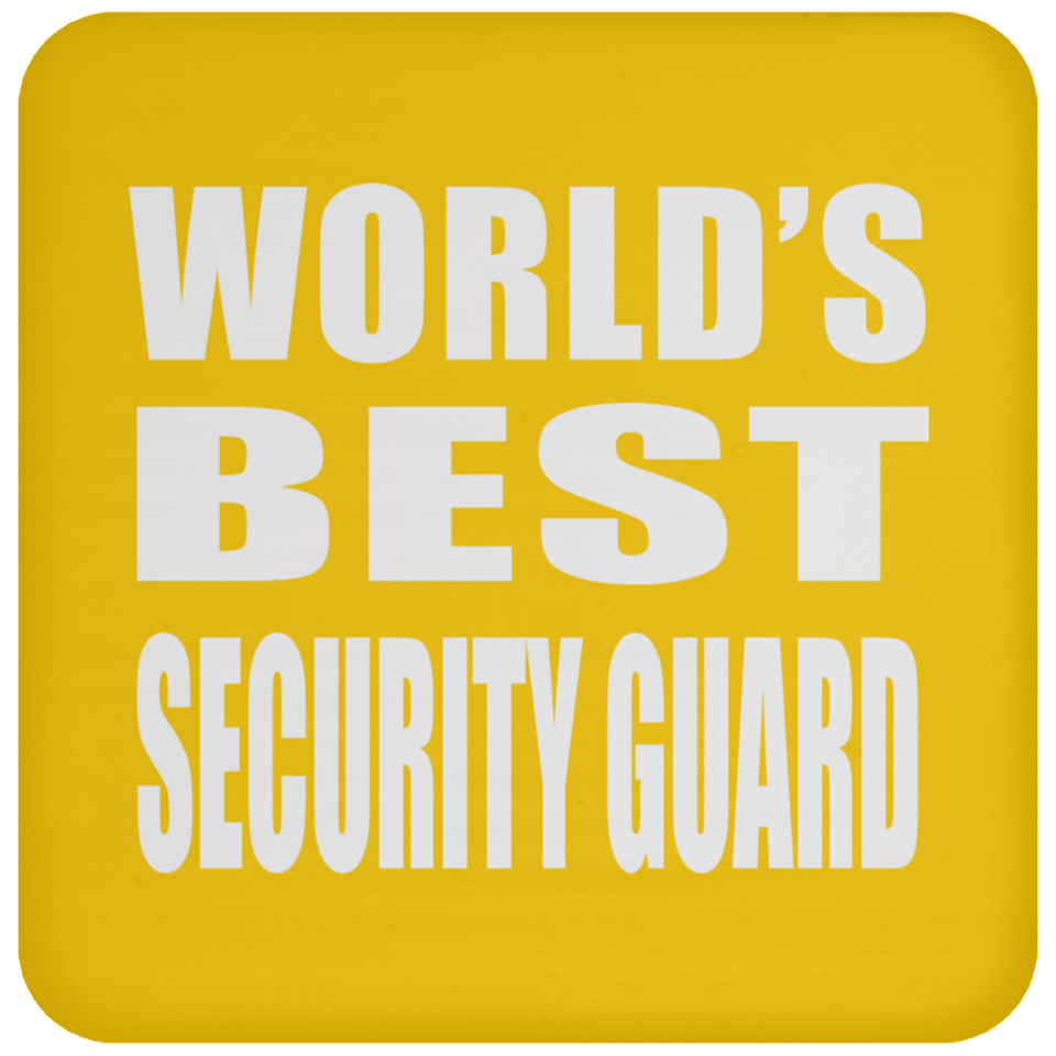 World's Best Security Guard - Drink Coaster