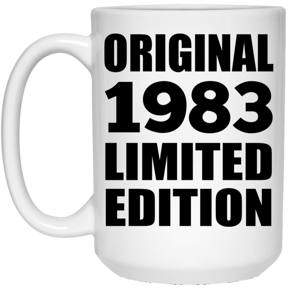41st Birthday Original 1983 Limited Edition - 15oz Coffee Mug