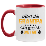 Ain't No Grandpa Like The One I Got - 11oz Accent Mug Red
