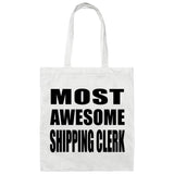 Most Awesome Shipping Clerk - Tote Bag White