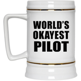 World's Okayest Pilot - Beer Stein