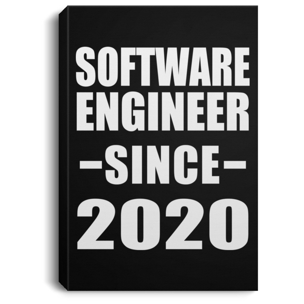 Software Engineer Since 2020 - Canvas Portrait