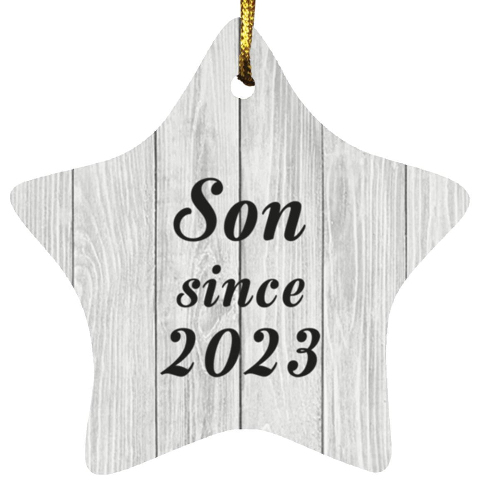 Son Since 2023 - Star Ornament F