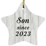 Son Since 2023 - Star Ornament F