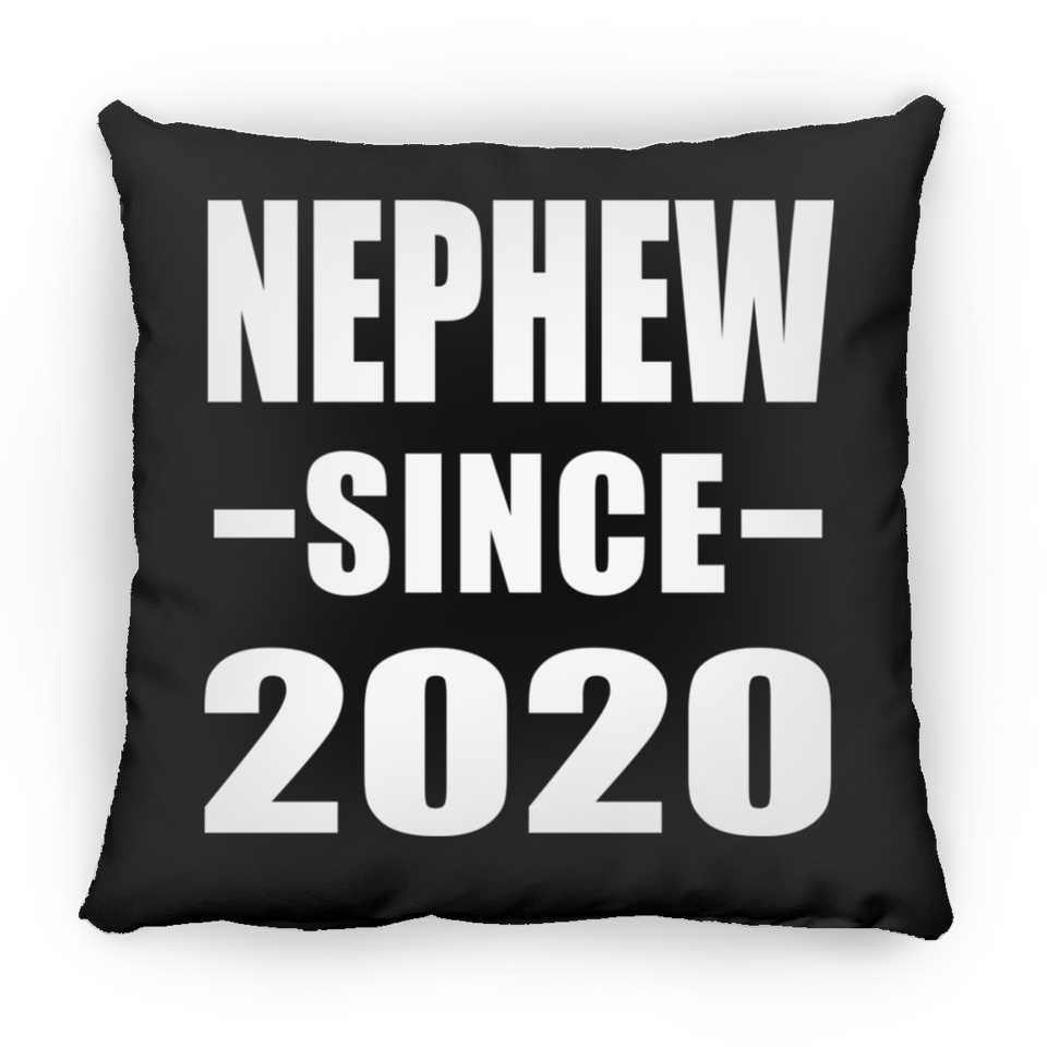 Nephew Since 2020 - Throw Pillow Black