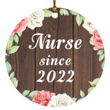 Nurse Since 2022 - Circle Ornament A