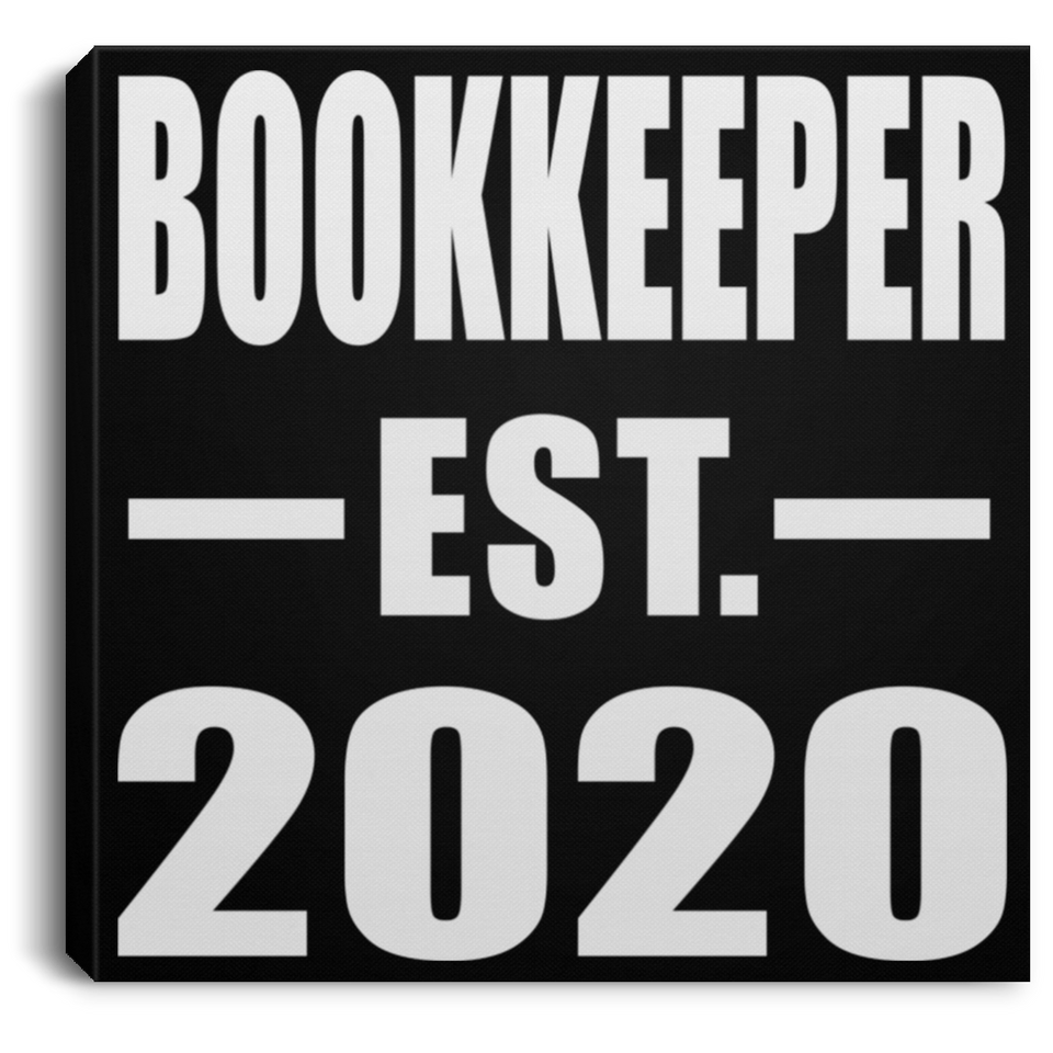 Bookkeeper Established EST. 2020 - Canvas Square