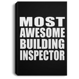 Most Awesome Building Inspector - Canvas Portrait