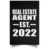 Real Estate Agent Established EST. 2022 - Poster Portrait