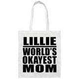 Lillie World's Okayest Mom - Tote Bag White
