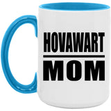Hovawart Mom - 15oz Accent Mug Blue