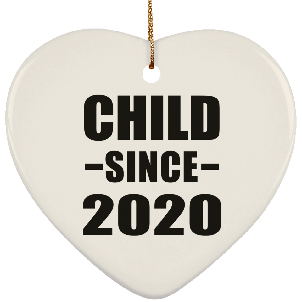 Child Since 2020 - Heart Ornament