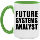 Future Systems Analyst - 15oz Accent Mug Green