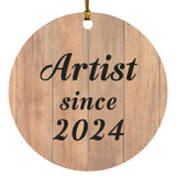 Artist Since 2024 - Circle Ornament C